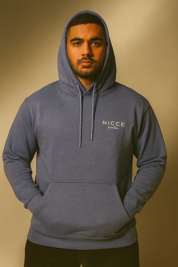 Blue NICCE Logo Hoodie